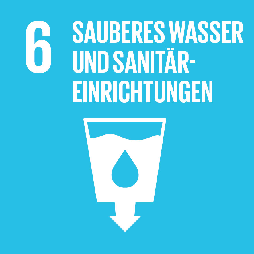 Sauberes Wasser und Sanitär-Einrichtungen